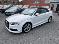 Used Audi A3 Cabriolet S-Line 2015 White Cabriolet