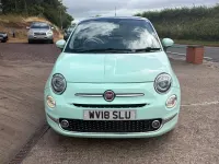 Used Fiat 500 Lounge 69 HP (50 kW) 2018 Green Hatchback