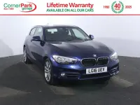 Used BMW 118 Sport Line 136 HP (100 kW) 2016 Blue Hatchback