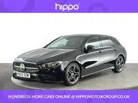Used Mercedes CLA200 Shooting Brake AMG line 163 HP (119 kW) 2023 Black Estate