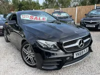 Used Mercedes E350 AMG line 2019 Black Coupe
