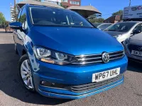 Used VW Touran SEL 150 HP (110 kW) 2018 Blue MPV