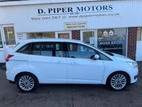 Used Ford Grand C-Max Titanium 120 HP (88 kW) 2019 White MPV