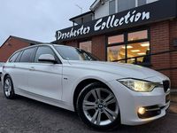 Begagnad BMW 320 Sport Line 2014 Vit Kombi