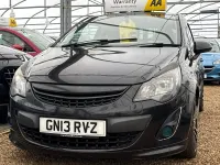 Used Vauxhall Corsa Edition 100 HP (73 kW) 2013 Black Hatchback