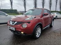 Used Nissan Juke N-Connecta 110 HP (80 kW) 2017 Red SUV
