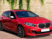 Used BMW M135 Shadowline 306 HP (225 kW) 2024 Red Hatchback