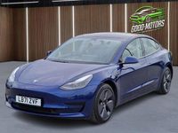 Used Tesla Model 3 Standard Range Plus 177 kW (241 HP) 2022 Blue Sedan