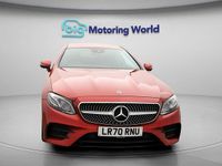 Used Mercedes E220 AMG line 191 HP (140 kW) 2020 Red Coupe