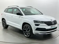 Used Skoda Karoq SportLine 150 HP (110 kW) 2019 White SUV