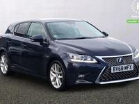 Used Lexus CT200h Luxury Line 136 HP (100 kW) 2018 Blue Hatchback