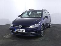 Used VW Golf VII SE 125 HP (91 kW) 2018 Blue Estate