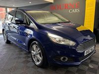 Used Ford S-MAX Titanium 150 HP (110 kW) 2017 Blue MPV
