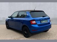 Used Skoda Fabia Colour Edition 95 HP (69 kW) 2021 Race blue black magic pearlescent Hatchback