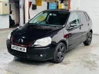Used VW Polo Match 80 HP (58 kW) 2009 Black Hatchback