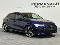 Used Audi A3 S-Line 150 HP (110 kW) 2024 Blue Hatchback