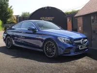 Used Mercedes C43 AMG Premium Plus 390 HP (286 kW) 2020 Blue Coupe