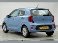 Used Kia Picanto 83 HP (61 kW) 2017 Blue Hatchback