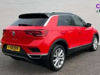 Used VW T-Roc SEL 150 HP (110 kW) 2018 Flash red black SUV
