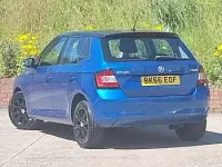 Used Skoda Fabia Colour Edition 75 HP (55 kW) 2016 Blue Hatchback