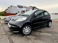 Used Peugeot 107 68 HP (50 kW) 2008 Black Hatchback