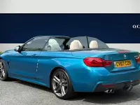 Usado BMW 420 M Sport 184 HP (135 kW) 2017 Azul Cabrios