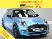 Used Mini Cooper Hatch 136 HP (100 kW) 2018 Blue Hatchback