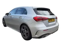 Used Mercedes A250 AMG line 224 HP (164 kW) 2018 Silver Hatchback
