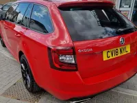 Used Skoda Octavia vRS 190 HP (139 kW) 2018 Red Estate