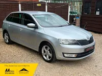 Used Skoda Rapid SE 105 HP (77 kW) 2015 Silver Hatchback