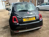 Used Fiat 500 Lounge 69 HP (50 kW) 2018 Black Hatchback