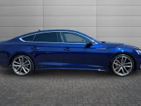 Used Audi A5 Sportback S-Line 201 HP (147 kW) 2024 Navarra blue Hatchback