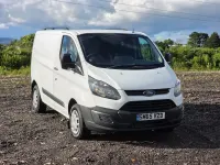 Used Ford Transit Custom 100 HP (73 kW) 2015 White Van