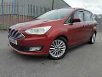 Used Ford Grand C-Max Titanium 150 HP (110 kW) 2016 Red MPV