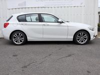 Used BMW 116 Sport Line 2017 White Hatchback