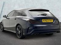 Used Mercedes CLA220 Shooting Brake AMG line 177 HP (130 kW) 2017 Blue Estate