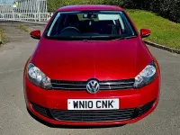 Usado VW Golf VI SE 105 HP (77 kW) 2010 Vermelho Citadino