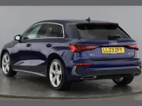 Used Audi A3 S-Line 150 HP (110 kW) 2023 Blue Sedan