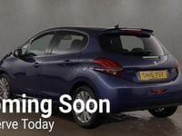 Used Peugeot 208 Allure 82 HP (60 kW) 2016 Blue Hatchback