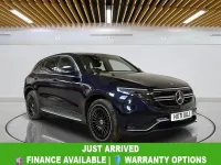 Usado Mercedes EQC400 AMG line 300 kW (408 HP) 2021 Azul SUV