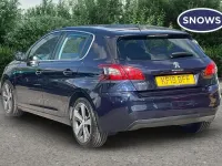 Usado Peugeot 308 Allure 131 CV (96 kW) 2019 Azul Utilitario