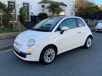 Used Fiat 500 Lounge 69 HP (50 kW) 2014 White Hatchback