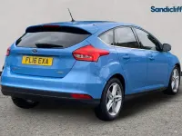 Used Ford Focus Titanium 125 HP (91 kW) 2017 Blue Hatchback