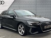 Used Audi A3 S-Line 150 HP (110 kW) 2022 Black Sedan
