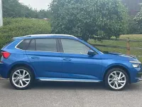Used Skoda Kamiq SE L Executive 147 HP (108 kW) 2023 Race blue metallic SUV