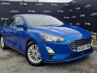 Used Ford Focus Titanium 125 HP (91 kW) 2020 Blue Hatchback