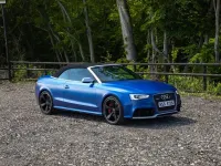 Used Audi RS5 Advanced 450 HP (330 kW) 2015 Blue Cabriolet