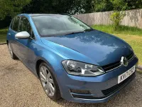Used VW Golf VII GT 150 HP (110 kW) 2017 Blue Hatchback