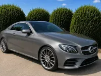 Used Mercedes E220 AMG Line Premium 194 HP (142 kW) 2018 Grey Coupe