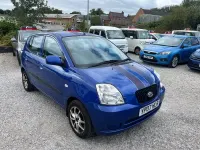Used Kia Picanto 60 HP (44 kW) 2007 Blue Hatchback